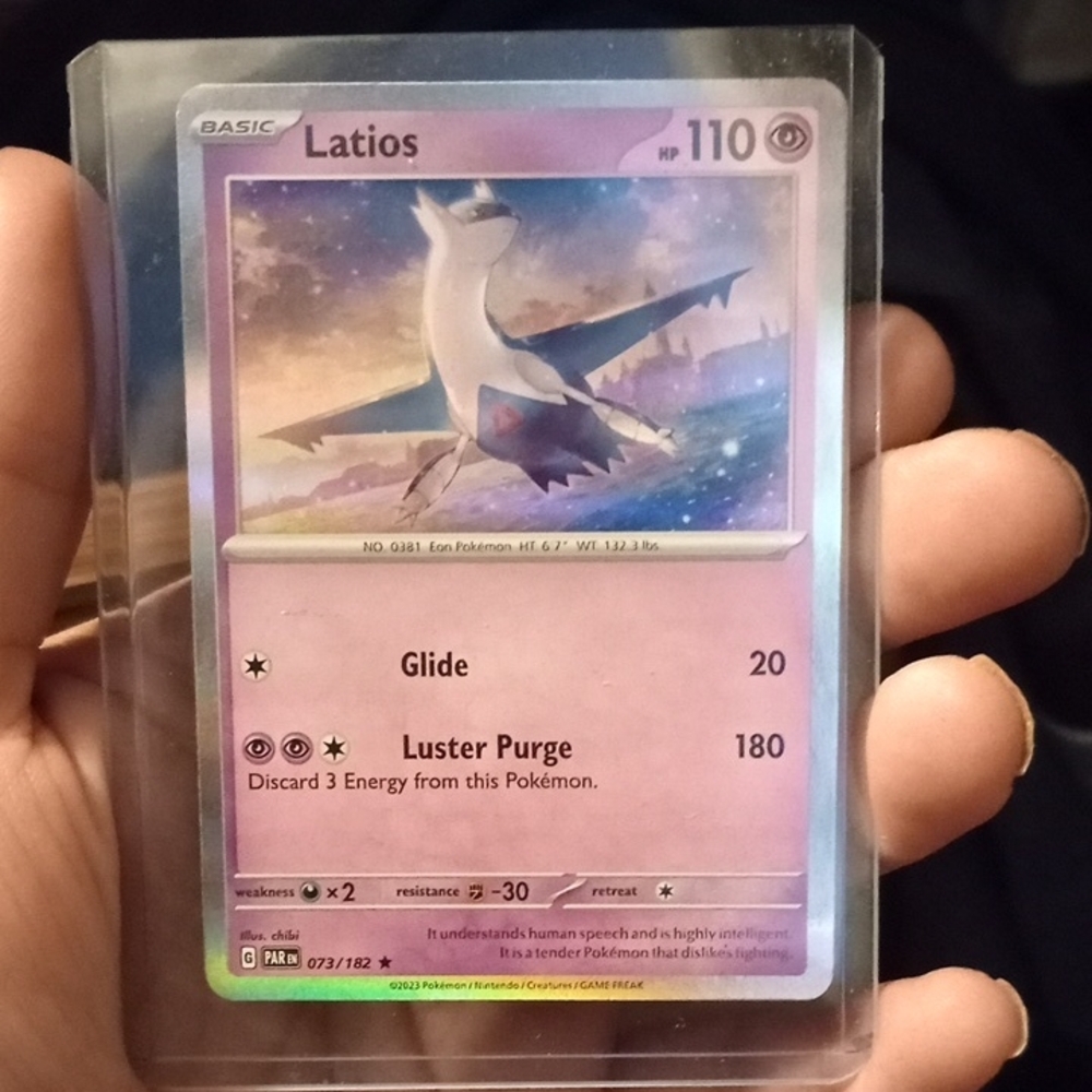 2023 Pokémon PAR EN Latios Holo Cards 073/182